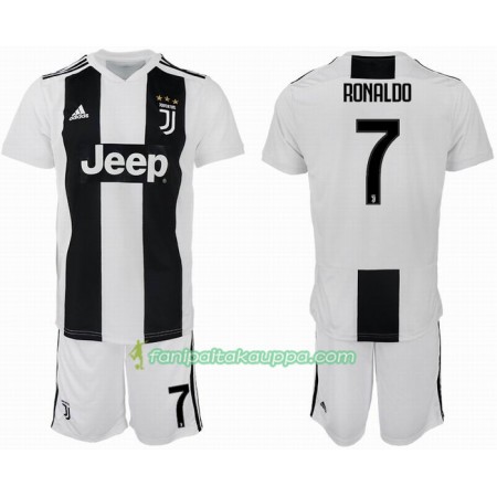 Jalkapallo Peliasut Juventus Ronaldo 7 Lasten Koti Pelipaita 2018-2019 Lyhythihainen